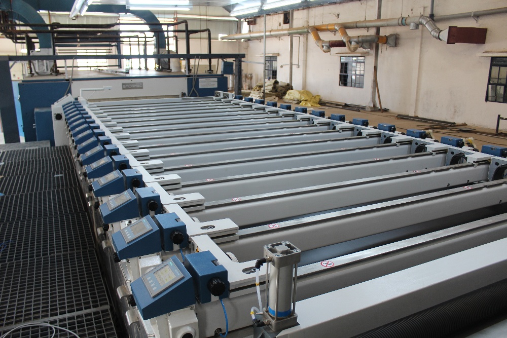 SPG Prints Rotary Screen Textile Printing